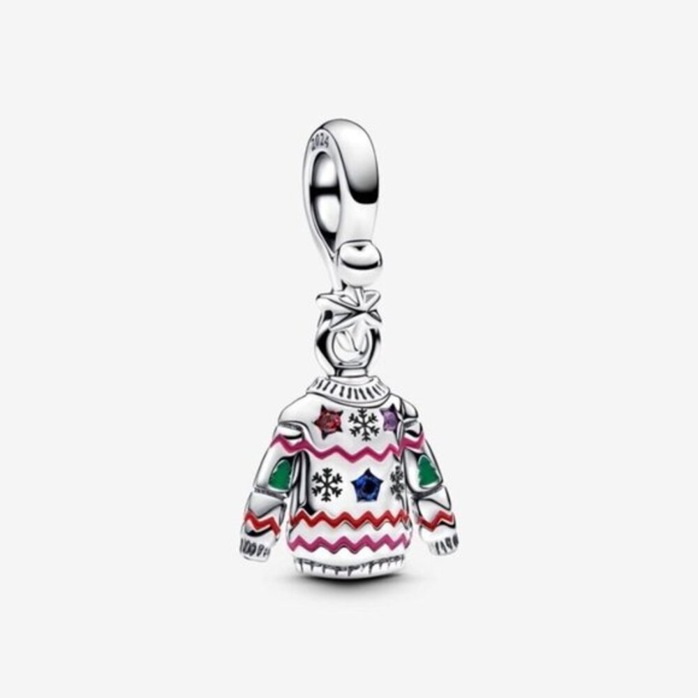 Authentic Christmas Sweater Dangle Pandora Charm